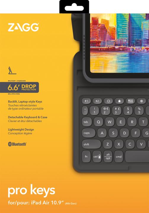 Actual product image Zagg Pro keys (Eng. Int., iPad Air 2020 (4. Gen))