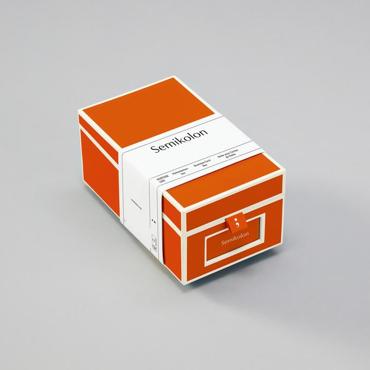 Produktbild Semikolon Visitenkartenbox