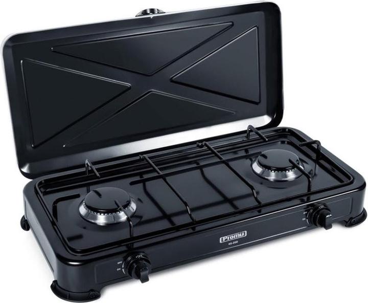 Produktbild Promis Gaskocher KG200 SCHWARZ OHNE REDUZIERER