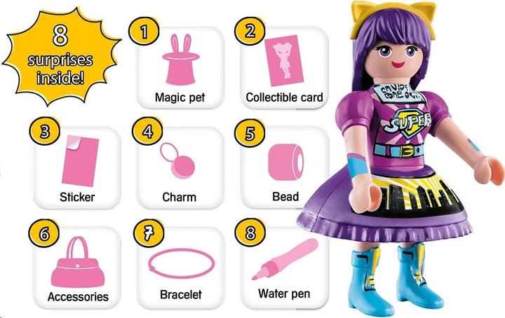 Image du produit Playmobil Viona "Le monde de la bande dessinée (70473, Playmobil EverDreamerz)
