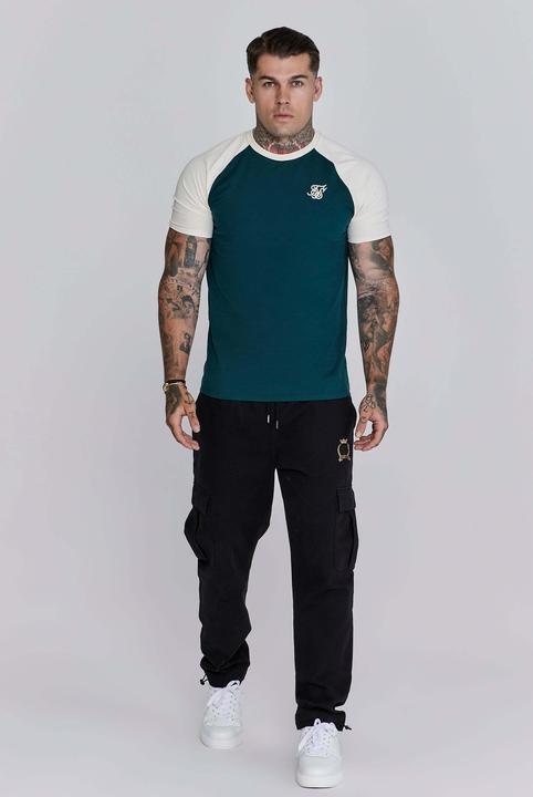 Actual product image Siksilk T-Shirt Raglan T-Shirt (M)