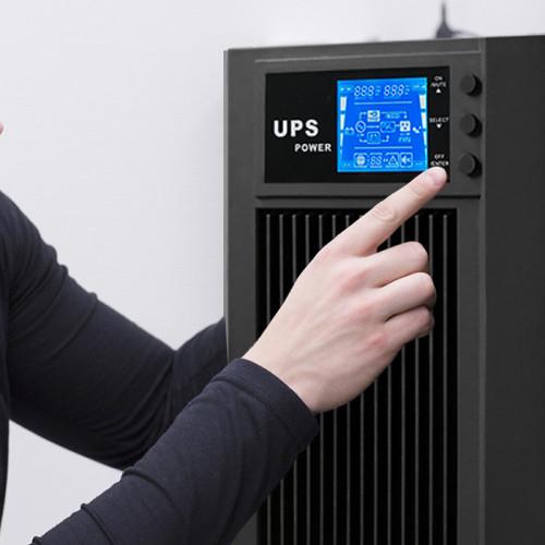 Immagine prodotto Qoltec Onda sinusoidale pura 53043 (3000 VA, 2400 W, Doppio convertitore online UPS)