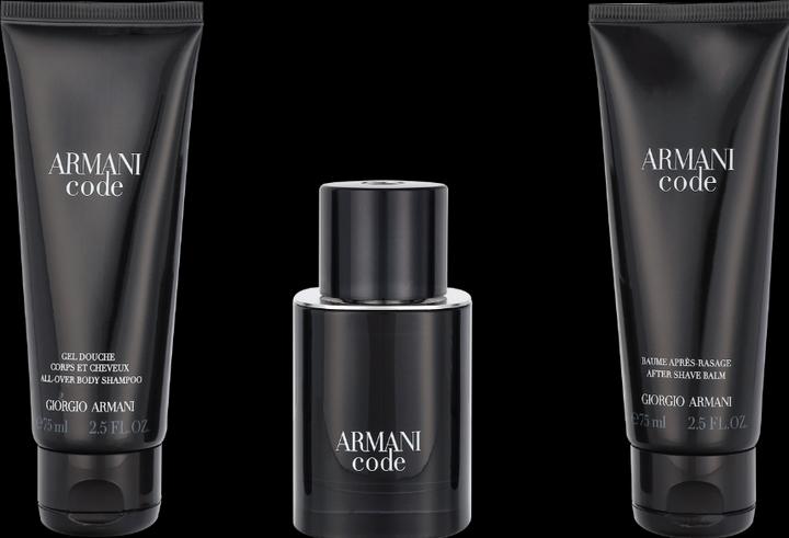 Image du produit Giorgio Armani Code Homme Set Eau de Toilette 50ml + Gel Douche 50ml + Baume Après-Rasage 75ml (Set parfum)