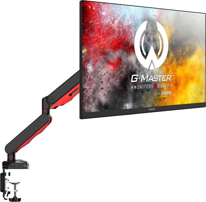 Produktbild iiyama Gasdruckfederarm für Gaming Monotore 43,20cm (17")-30" -9kg 100x100 (Tisch, 30")