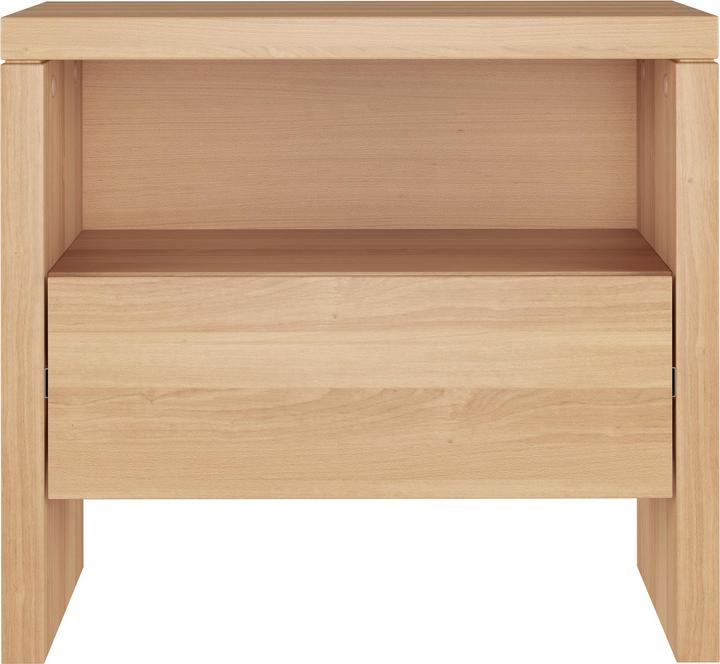 Erst-Holz Nachttisch Buche Nachtkästchen Bettkommode mit Schublade 90.20-K42