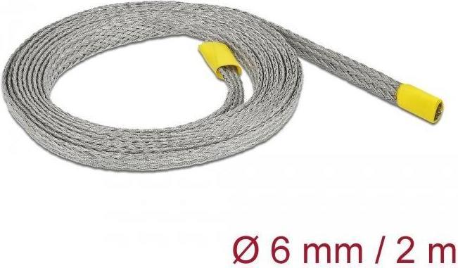 Image du produit Delock Gaine de câble pour blindage CEM 2 m x 6 mm Gris (Gaines pour câbles, 200 cm)