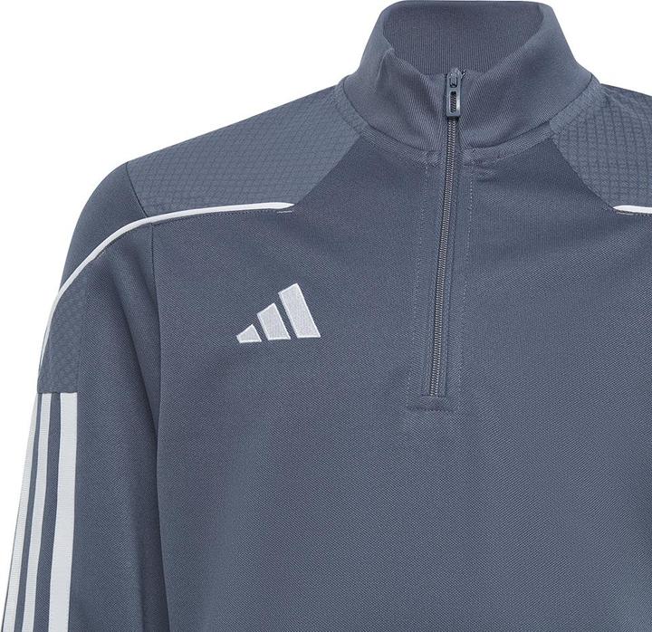 Produktbild adidas Kinderbluse Tiro 23 League Training Top grau-weiss HS3491 (128cm) (128)