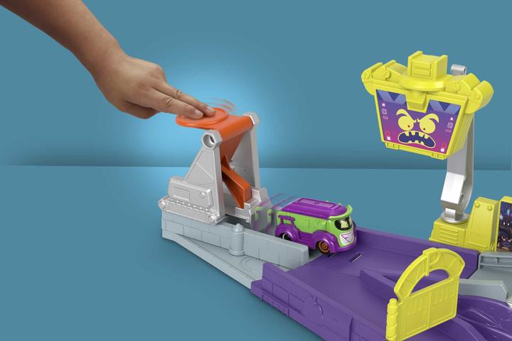 Actual product image Fisher-Price DC Batwheels toy car playset Legion of Zoom