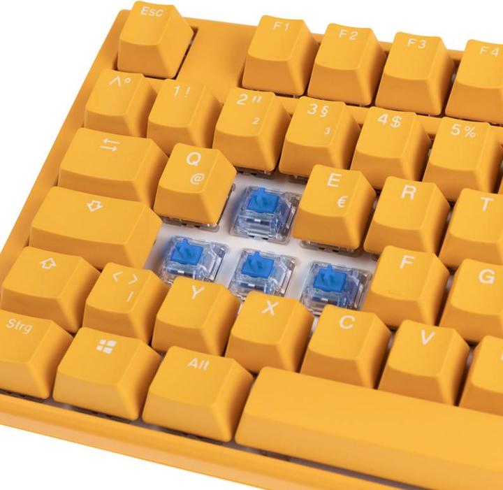 Image du produit Ducky Clavier de jeu One 3 jaune, RGB LED - MX bleu (DE, Filaire)