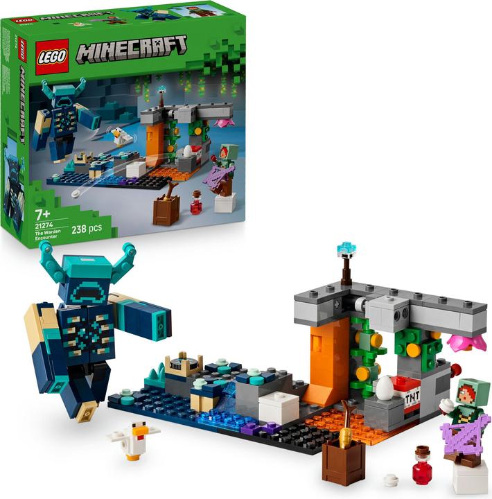Produktbild LEGO Begegnung mit dem Wächter (21274, LEGO Minecraft)