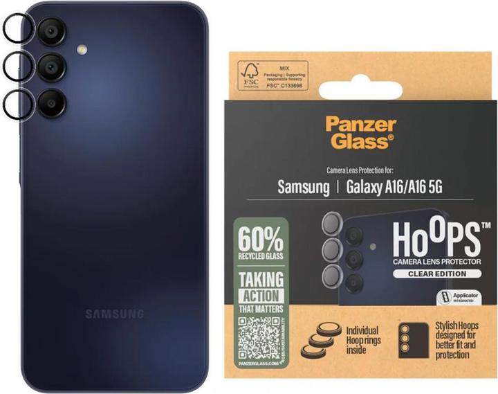 Actual product image PanzerGlass Hoops Camera Lens Protector (1 Piece, Samsung Galaxy A16 5G, Samsung Galaxy A16)