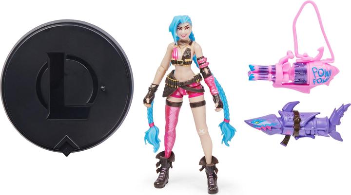 Immagine prodotto Spin Master action figure di League of Legends (Vi, Caitlyn, Ekko, Heimerdinger e l'esclusiva Jinx)