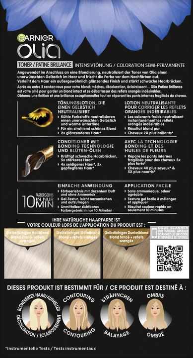 Produktbild Garnier Olia (9.1 Kühles Blond)