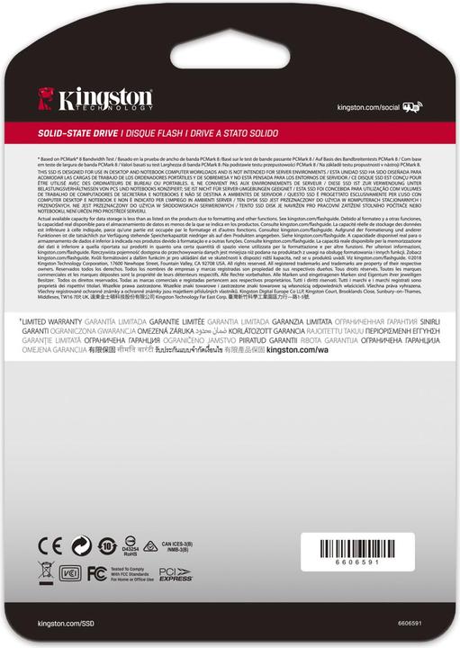 Image du produit Kingston A2000 (250 Go, M.2 2280)