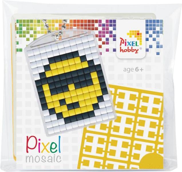 Magni Pixel P23022 Mosaic medallion Smile, key ring for children to design themselves, easy as pie
