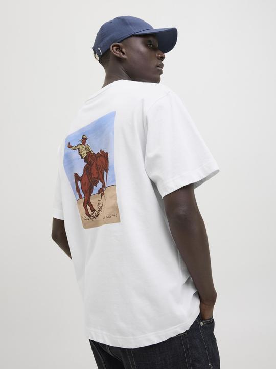 Actual product image Jack & Jones Rückenprint Rundhalsausschnitt T-shirt T-shirt (XL)
