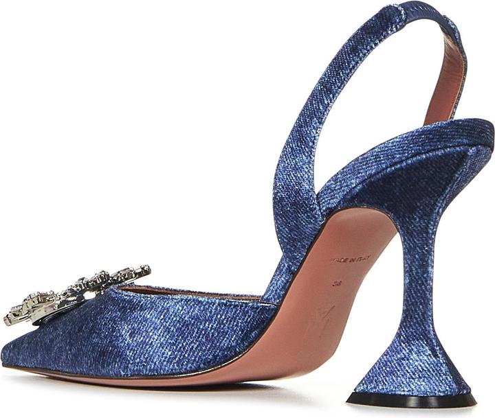 Produktbild Amina Muaddi With Heel Blue (38)