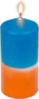 Image du produit Ootb Bougie pilier dégradé, orange/bleu (1 pcs)