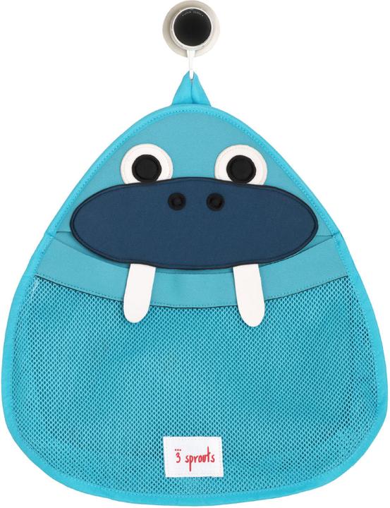Image du produit 3 Sprouts Sac à suspendre pour les ustensiles de salle de bain avec un joli motif animalier.