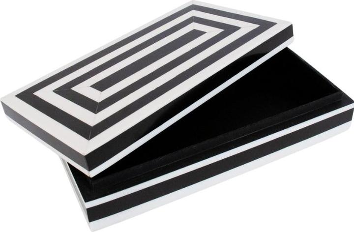 Produktbild Helio Ferretti Schmuckkästchen schwarz/weiss