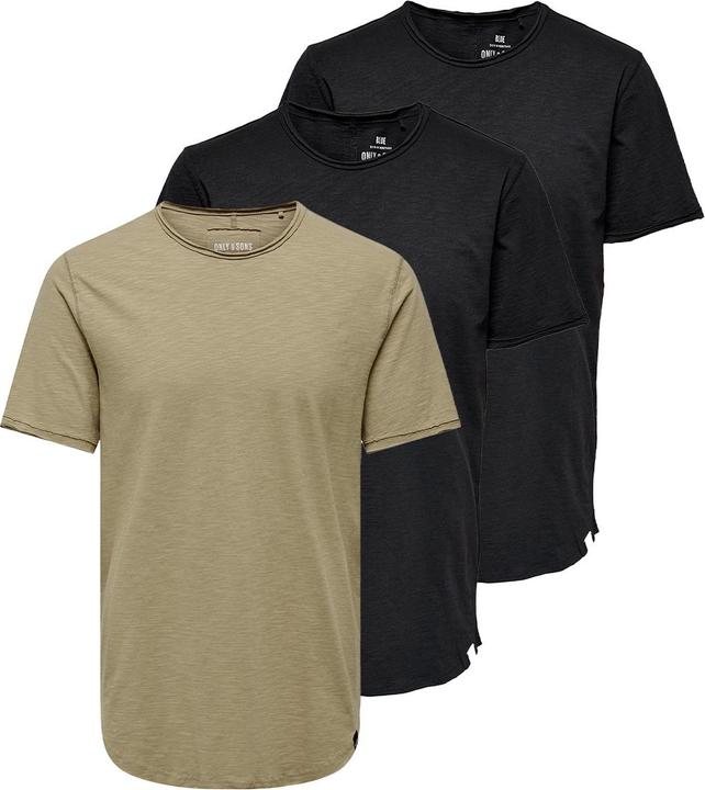 Produktbild Only & Sons 3er Pack BENNE T-Shirt (L)