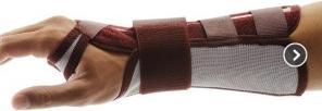 Immagine prodotto Omnimed ortho manu flex bandage pour poignet droite gris/bordeaux (M)
