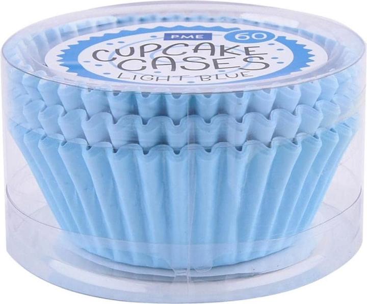 Immagine prodotto PME Teglia per cupcake Azzurro, 60 pezzi (5.50 cm)