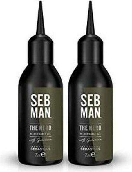 Actual product image Sebastian The Hero Re-Workable Gel (Hair wax, 75 ml)