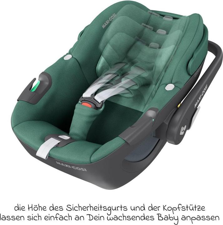 Actual product image Maxi-Cosi Babyschalen 3in1 Babyschale & Reboarder-Set FamilyFix (Baby car seat, ECE R129/i-Size Standard)