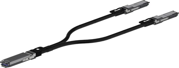 NVIDIA Pass copp spl Cbl IB twin port NDR 800Gb