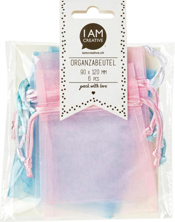 Image du produit I Am Creative Sac en organza (Sachet en organza, 6 x)