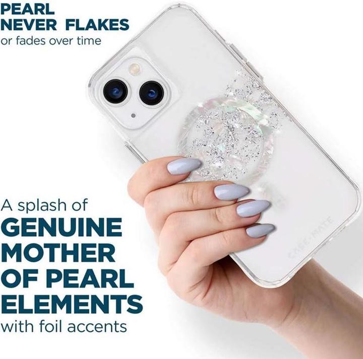 Produktbild Case-Mate Karat MagSafe – mit Perlmutt verzierte iPhone 14 Plus-Hülle (ein Hauch von Perle) (Apple iPhone 14 Plus)