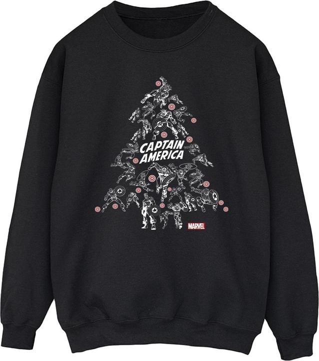 Produktbild Captain America Christmas Tree Sweatshirt (3XL)