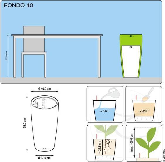 Produktbild Lechuza Rondo (40 cm)