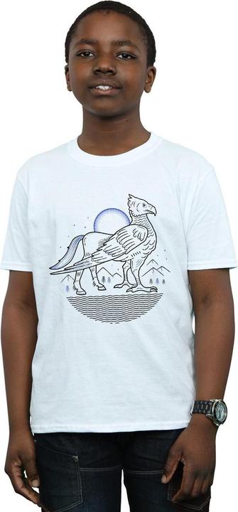 Immagine prodotto Buckbeak Line Art Maglietta Ragazzi (152, 158)