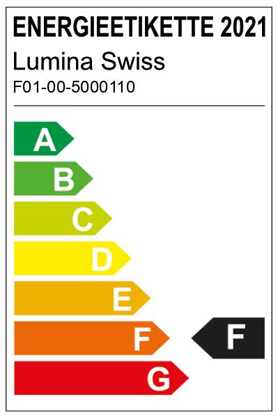 Energy Label Lumina Swiss Slim LED Floodlight 30W warm-white 3000K (3000 lm, IP65)