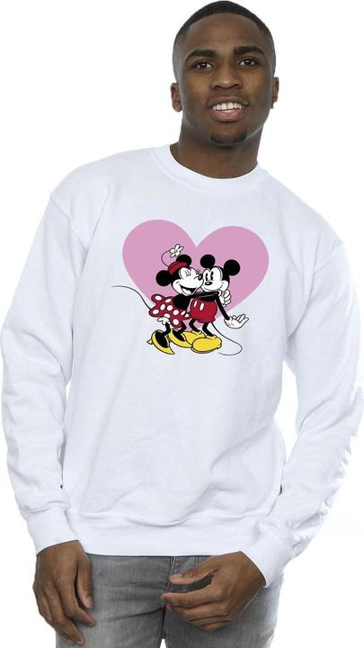 Actual product image Disney Mens Mickey Mouse Love Languages Sweatshirt (XL)