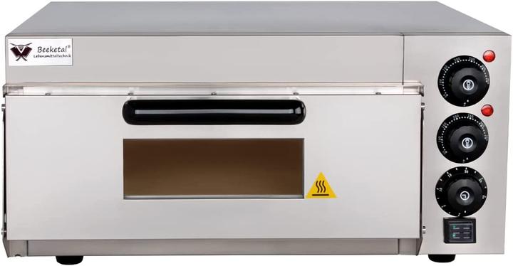 Image du produit Beeketal BPO33-1 Four à pizza, surface de cuisson 400x400mm (Four à pizza Gastro)