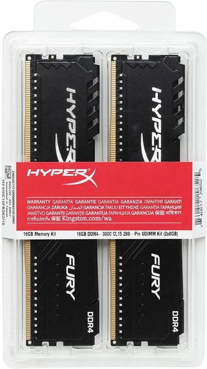 Actual product image HyperX Fury (2 x 8GB, 3200 MHz, DDR4-RAM, DIMM)