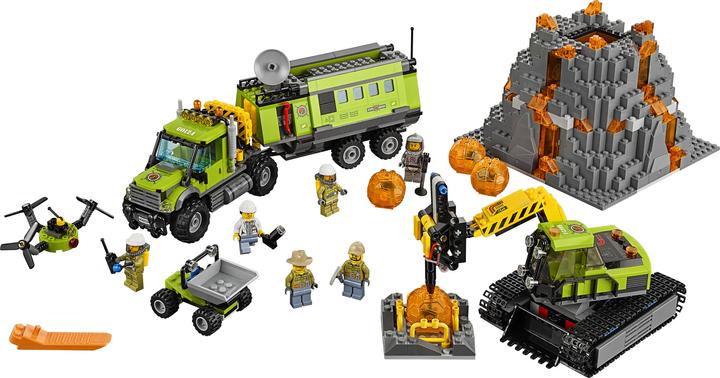 Immagine prodotto LEGO Stazione di ricerca sul vulcano della città (60124, LEGO City)