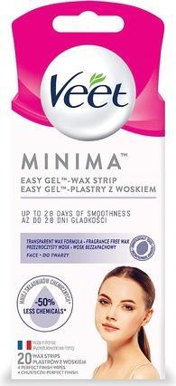 Actual product image Veet Minimaâ"¢ Easy-Gelâ"¢ Wax Strips Face (20 x)