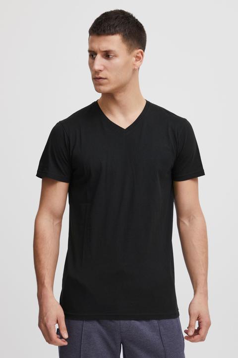 Immagine prodotto Solid Bedo T-Shirt A Maniche Corte Maglietta Da Uomo Con Collo A V In Cotone 100% (S)