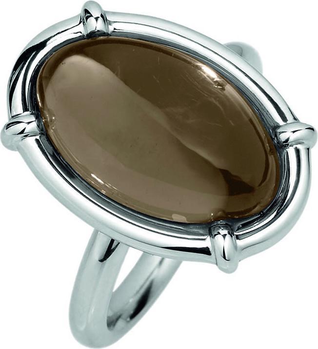 Produktbild Xen Ring mit 16x10 mm Rauchquarz Cabochon (51)