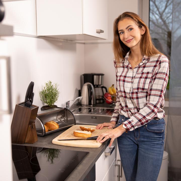 Image du produit Relaxdays Boîte pour pain et viennoiserie, en inox