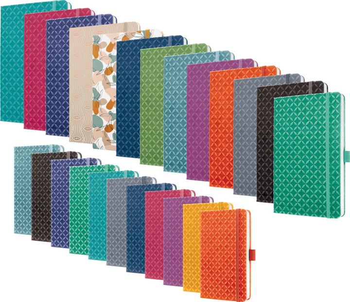 Image du produit Sigel Carnet JOLIE Flair (A5, À rayures, Couverture rigide)