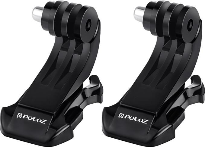 Image du produit Puluz Lot de 2 supports J Hacken avec fixation rapide (GoPro Hero 8, GoPro Hero 9, GoPro Hero 11, GoPro Hero 7, GoPro Hero 12, GoPro Hero 10, GoPro Hero 4, GoPro Hero 5)