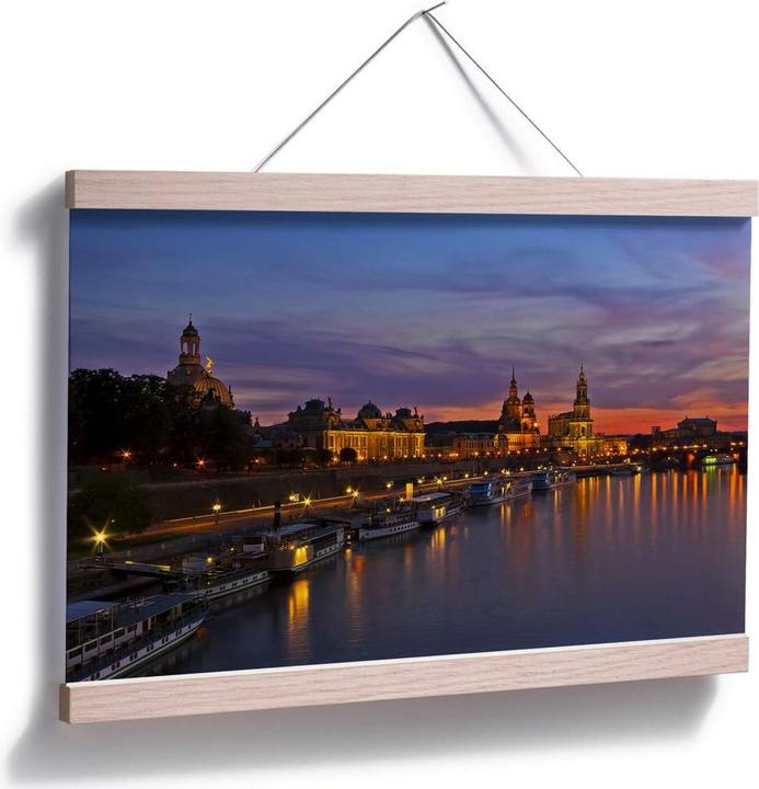 Produktbild Trenddeko Dresden im Nachtlicht (100 x 70 cm)