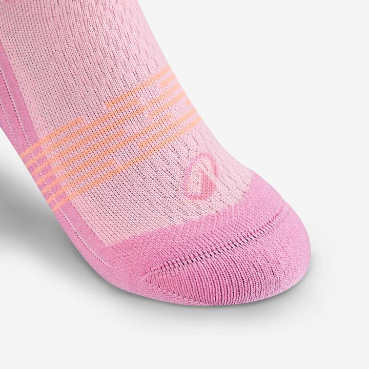 Actual product image Quechua Wandersocken Kinder halbhoch - Hike 500 rosa (35, 38)