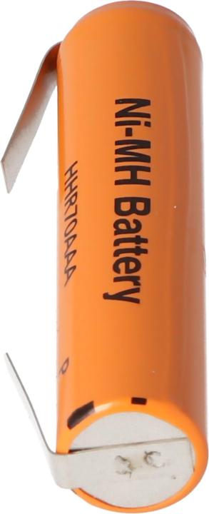 Produktbild Panasonic Akku Flat Top HHR-70AAAE4 / AAA mit Lötfahne U-Form (1 Stk., AAA, 700 mAh)
