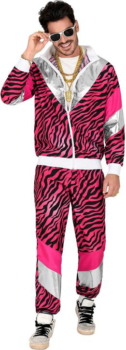 Produktbild Widmann 80er Jahre - Pinker Tiger Trainingsanzug (XL)